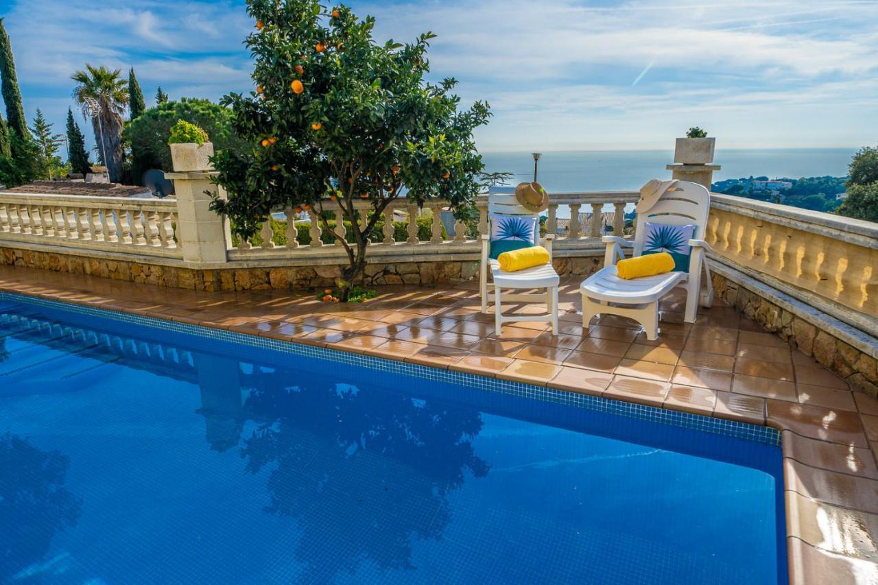 Villa Vista Lux, Piscina Privada Y Zona Exterior Con Vista Mar Тоса де Мар Екстериор снимка