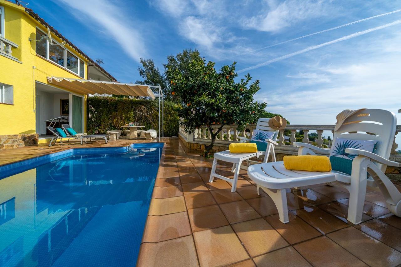 Villa Vista Lux, Piscina Privada Y Zona Exterior Con Vista Mar Тоса де Мар Екстериор снимка
